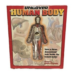 Uncover the Human Body 3D Anatomy‎ Book EUC Educational Science 🧠📘